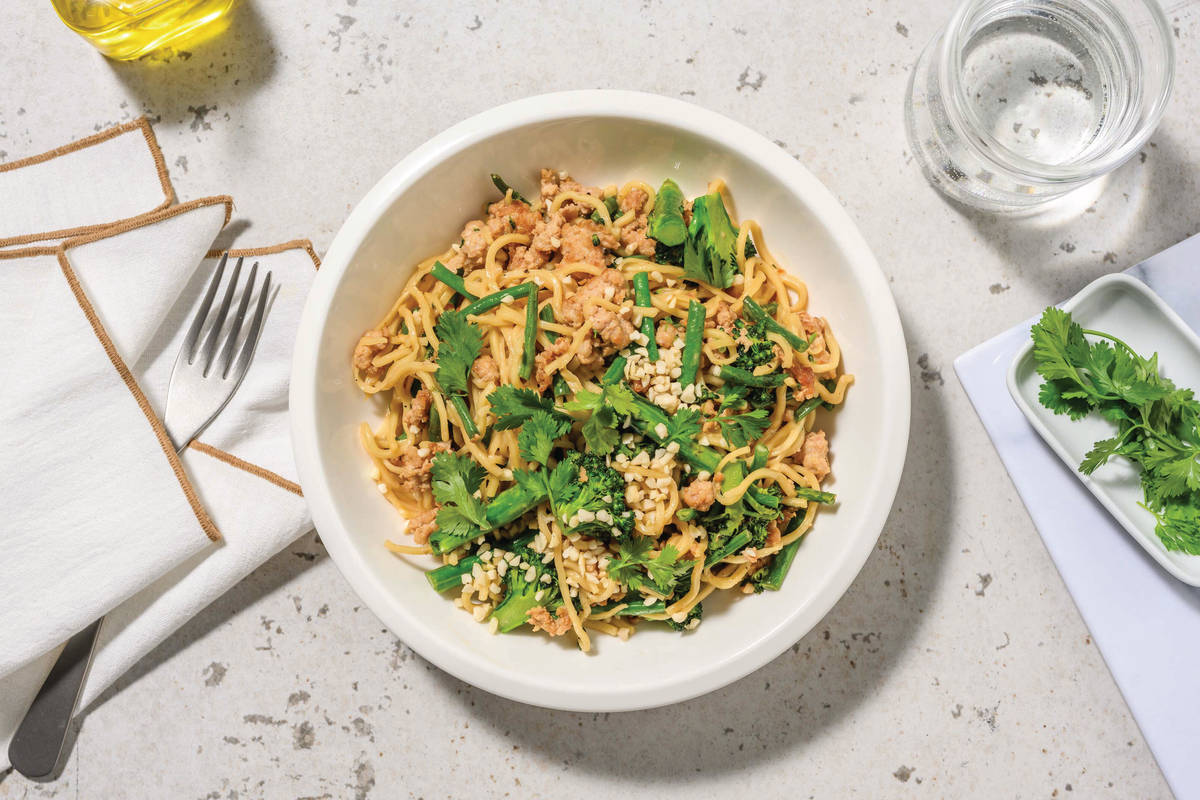 Katsu Beef & Veggie Egg Noodles