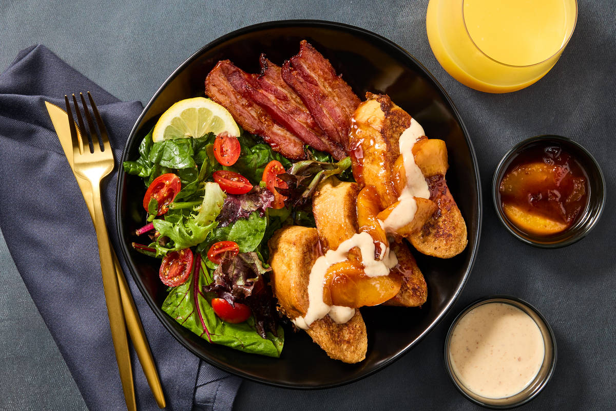 Peaches & Cream French Toast