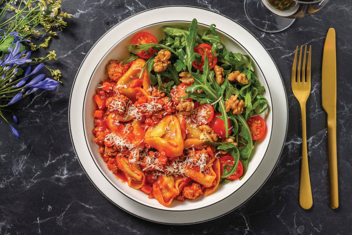 Pork Ragu & Spinach-Ricotta Tortellini