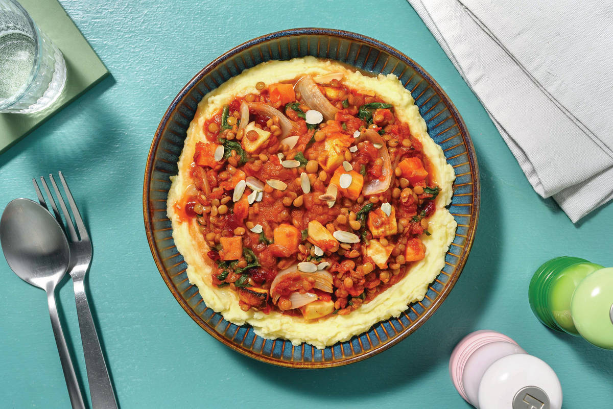 Moroccan Lentil & Veggie Stew