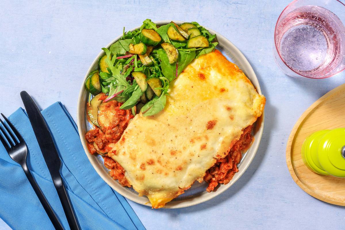 Cheesy Beef & Pork Lasagne