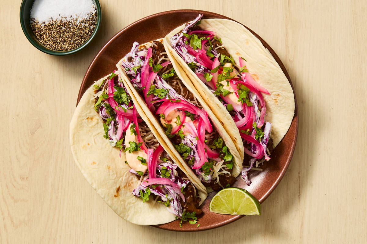 One-Pan Chicken & Black Bean Tacos