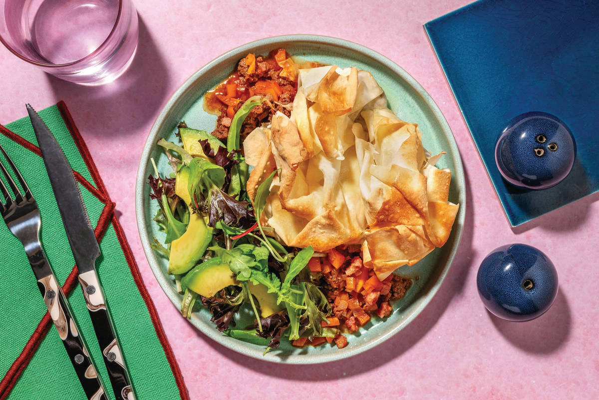 Homestyle Beef & Bacon Filo Pie