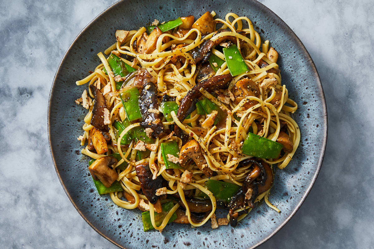 Linguini with Savoury Mushroom Sauce