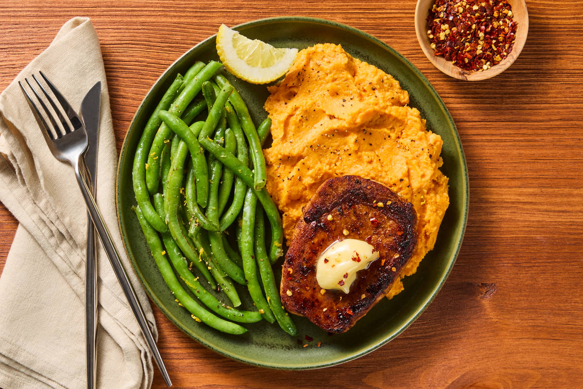 Honey-Butter BBQ Pork Chops