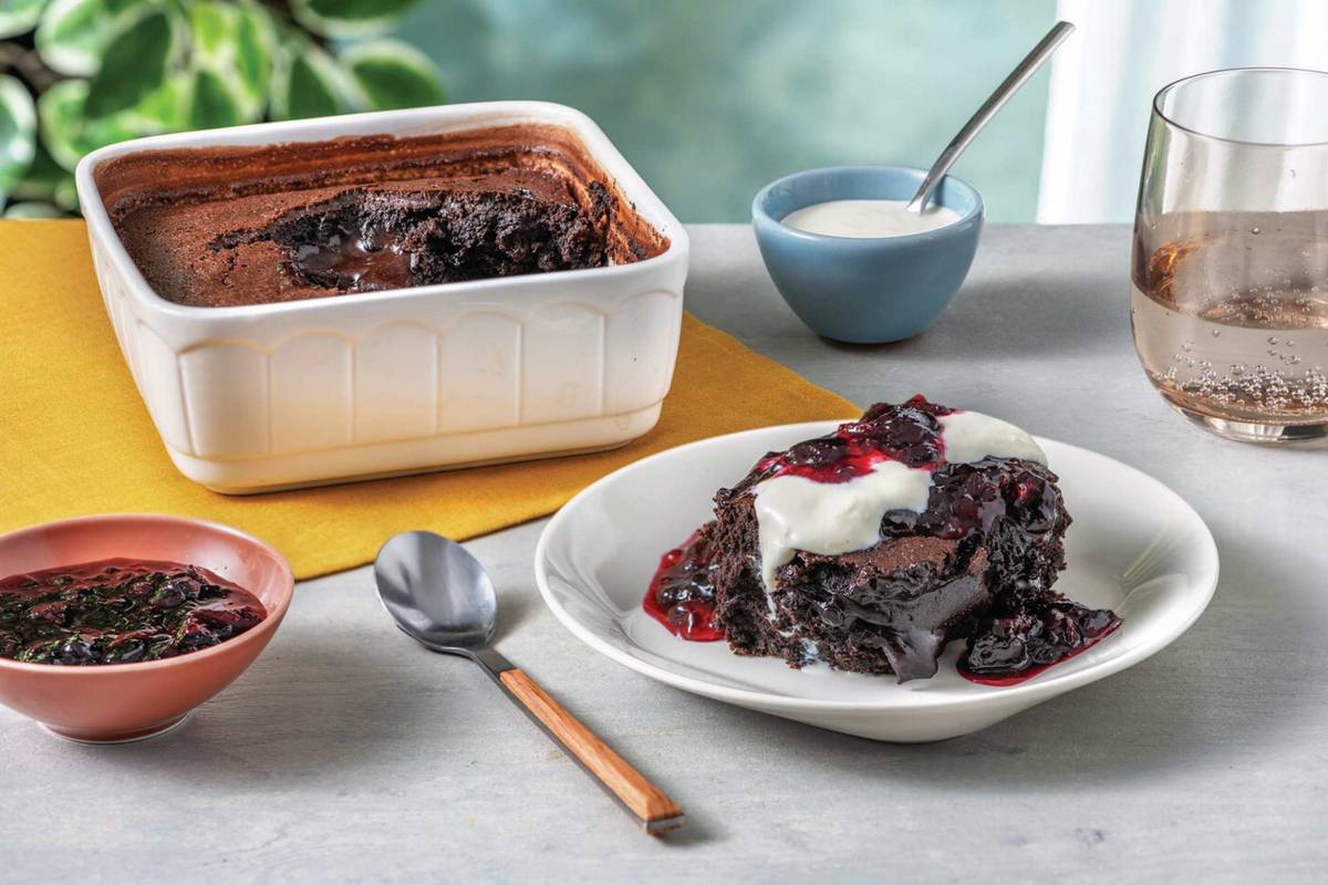 Classic Chocolate Self-Saucing Pudding