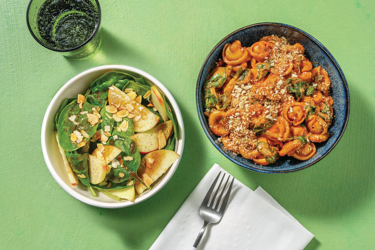Quick Saucy Tomato Double Bacon Pasta