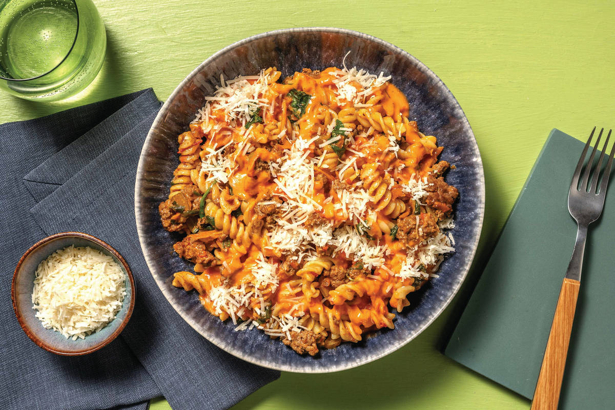 HelloHero: Italian Beef & Pork Fusilli