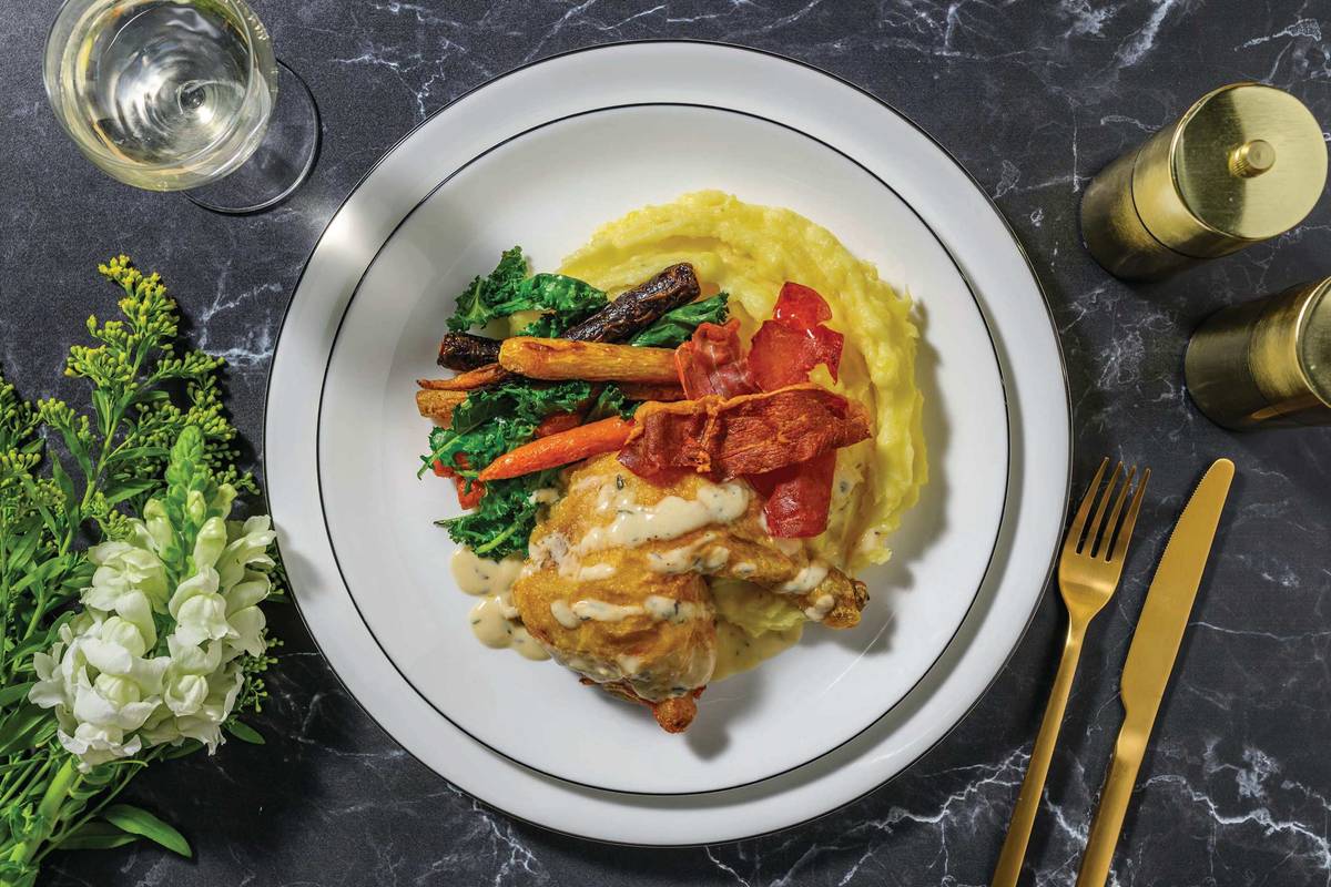 Roast Chicken & Crispy Prosciutto