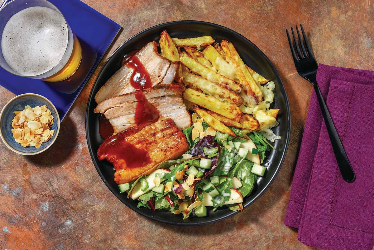 Sticky American-Style BBQ Pork Belly