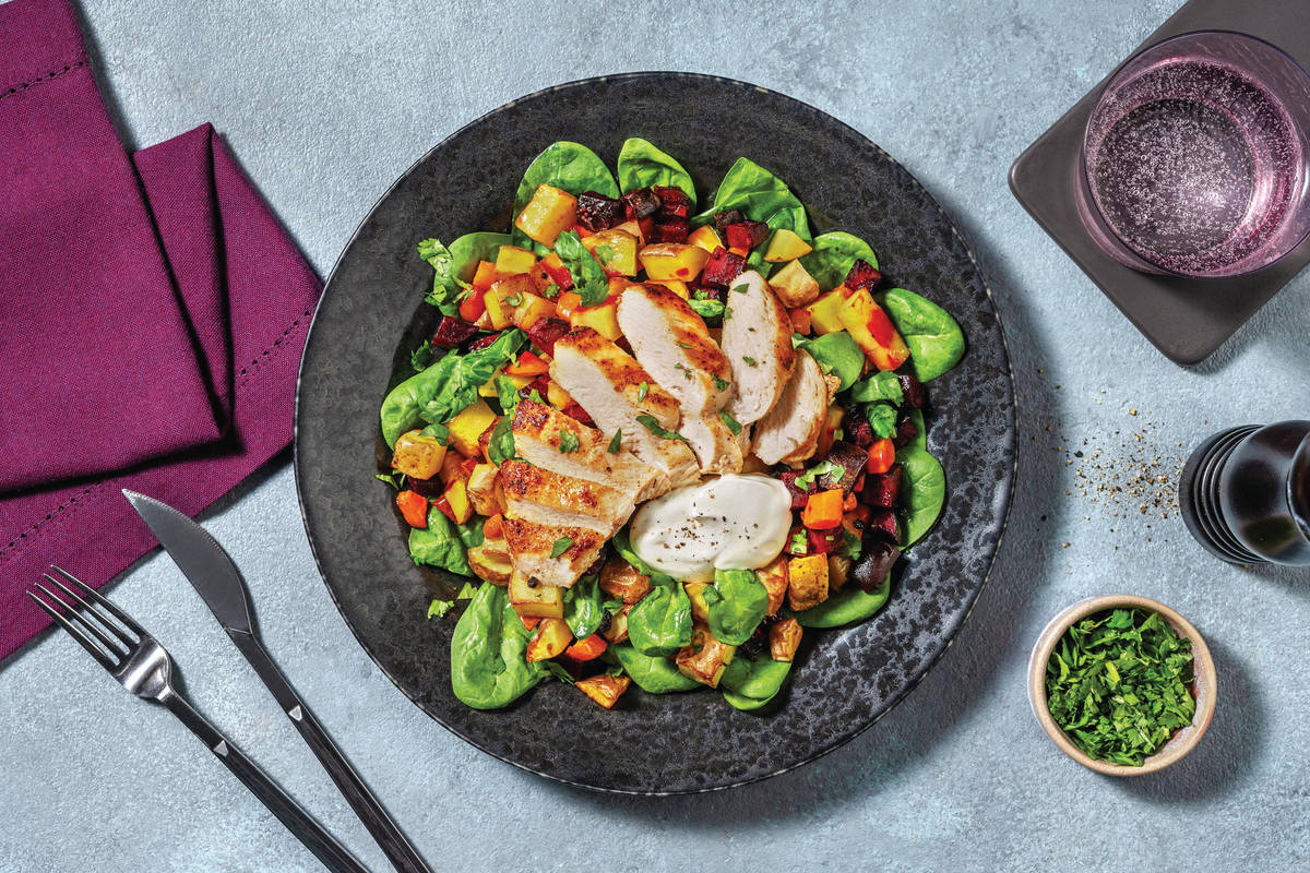 HelloHero: Indian-Spiced Chicken & Garlic Yoghurt