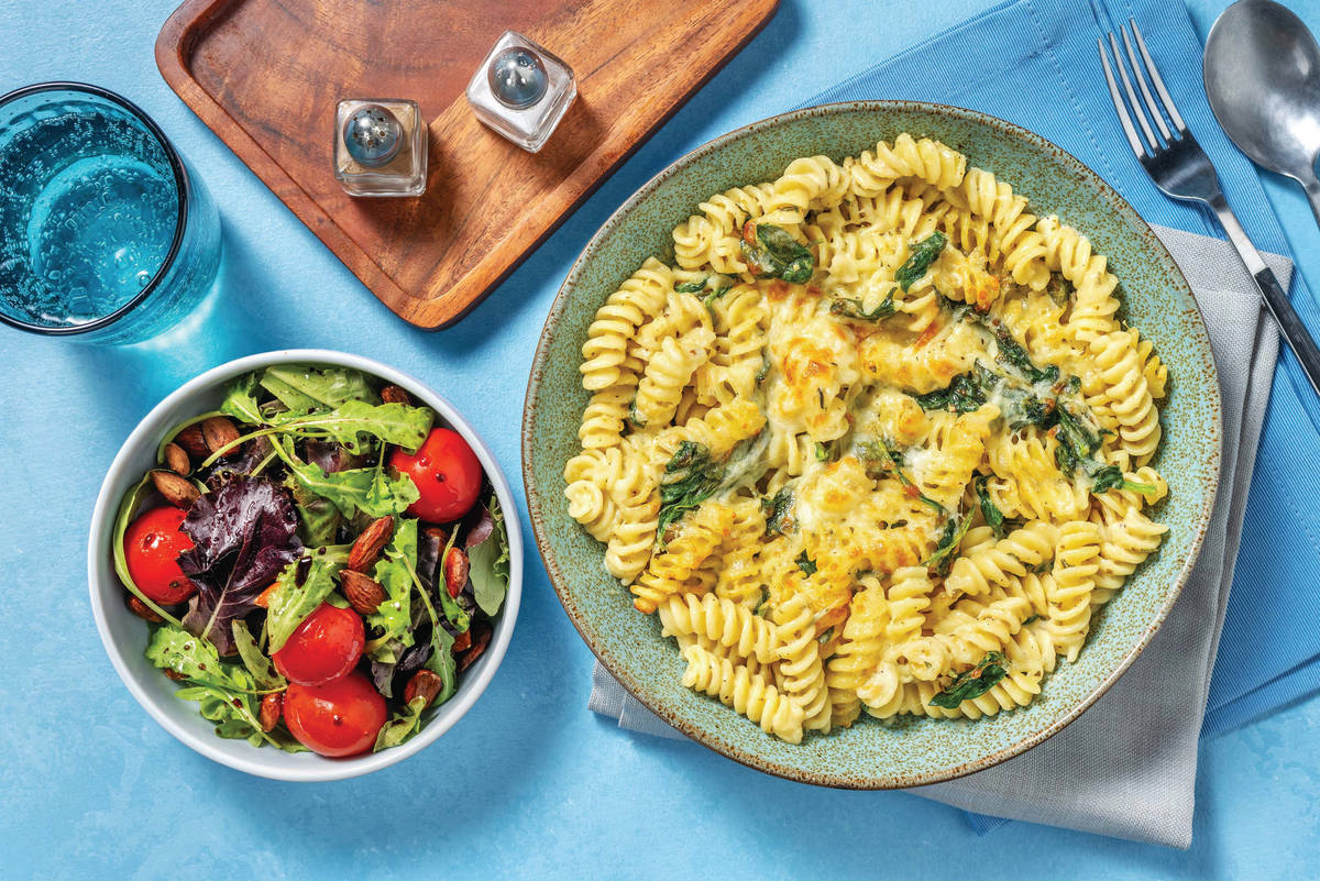 Pesto Bacon & Parmesan Wholemeal Pasta Bake