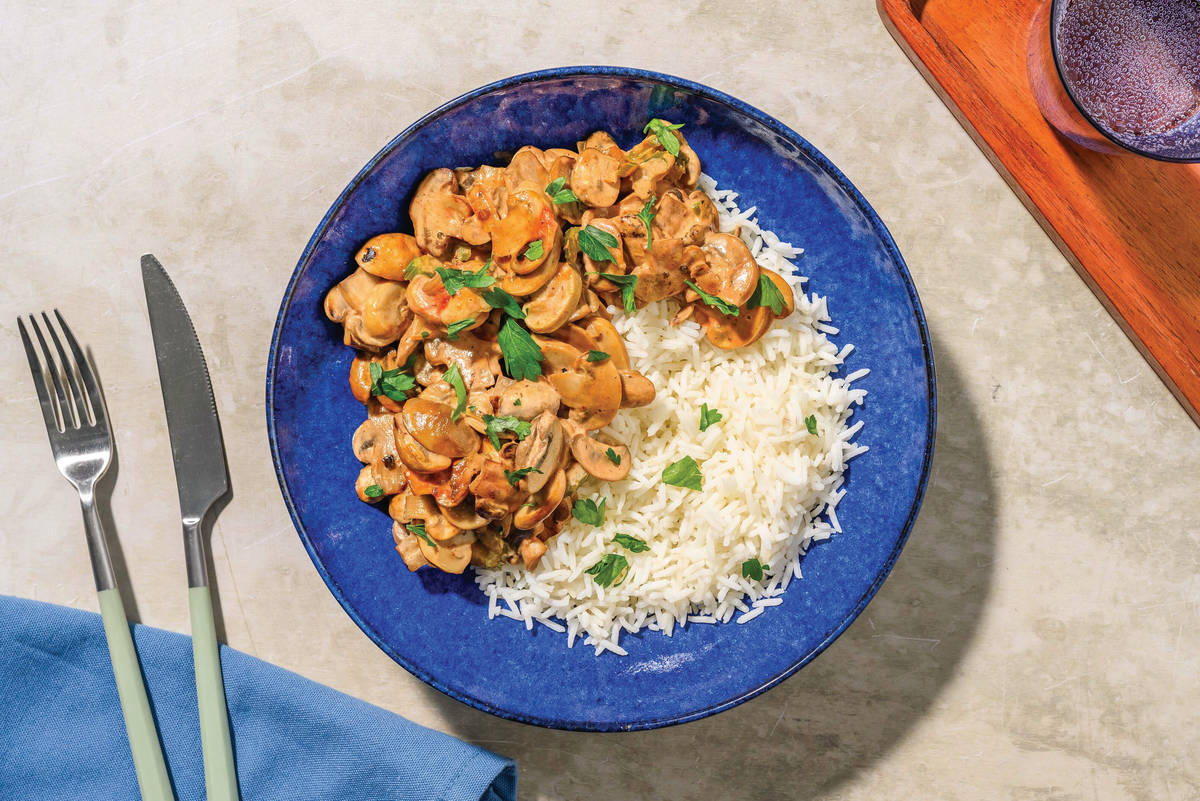 Smokey Chicken & Mushroom Stroganoff