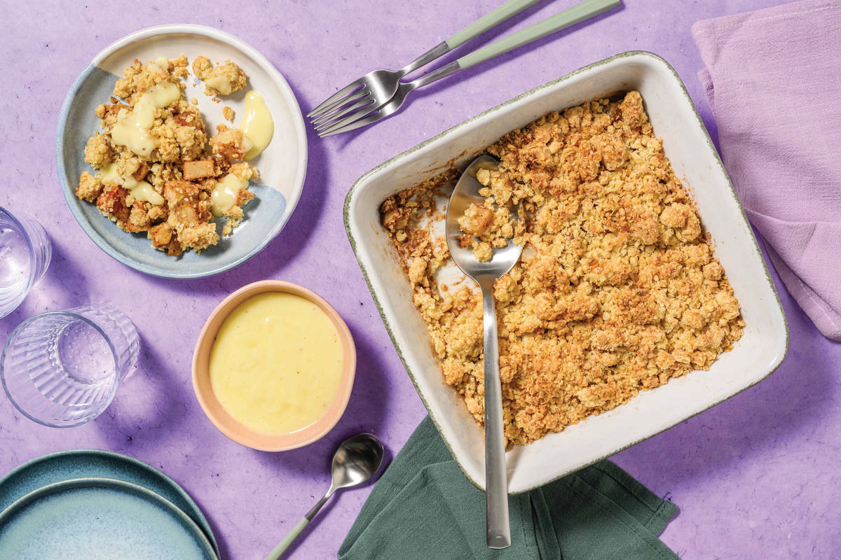 Spiced Pear Crumble