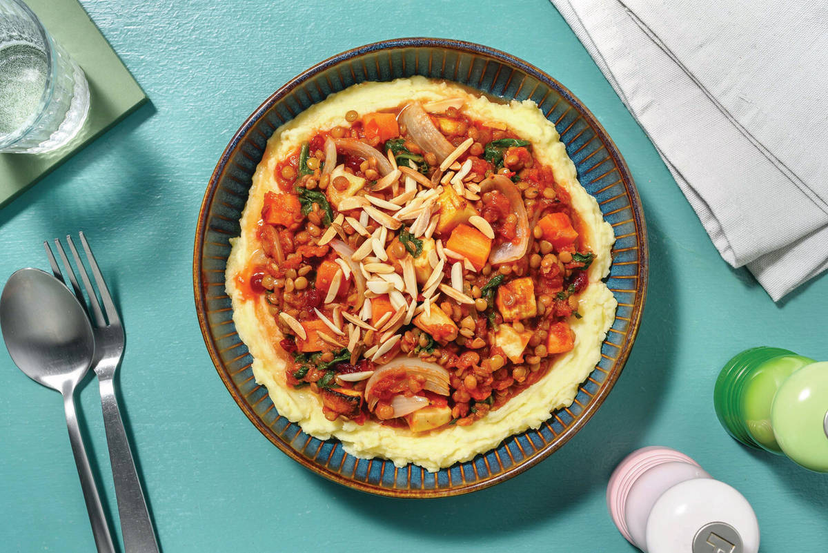 Moroccan Chickpea, Veggie & Currant Stew