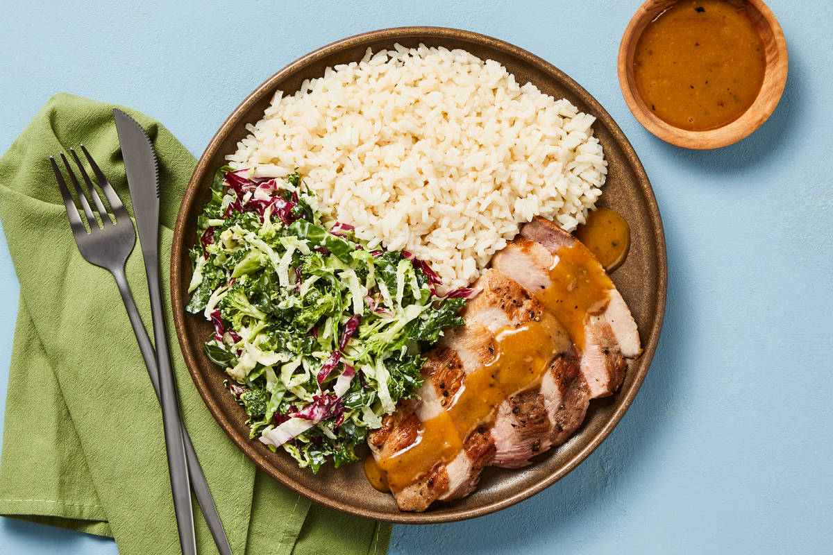 Pork Filet with Dijon-Apricot Glaze 