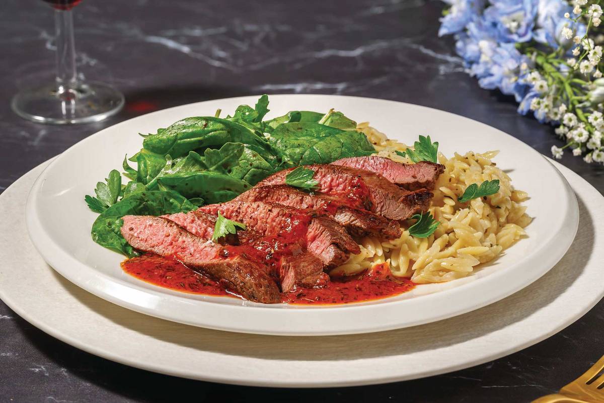 Italian Lamb Backstrap & Cheesy Risoni