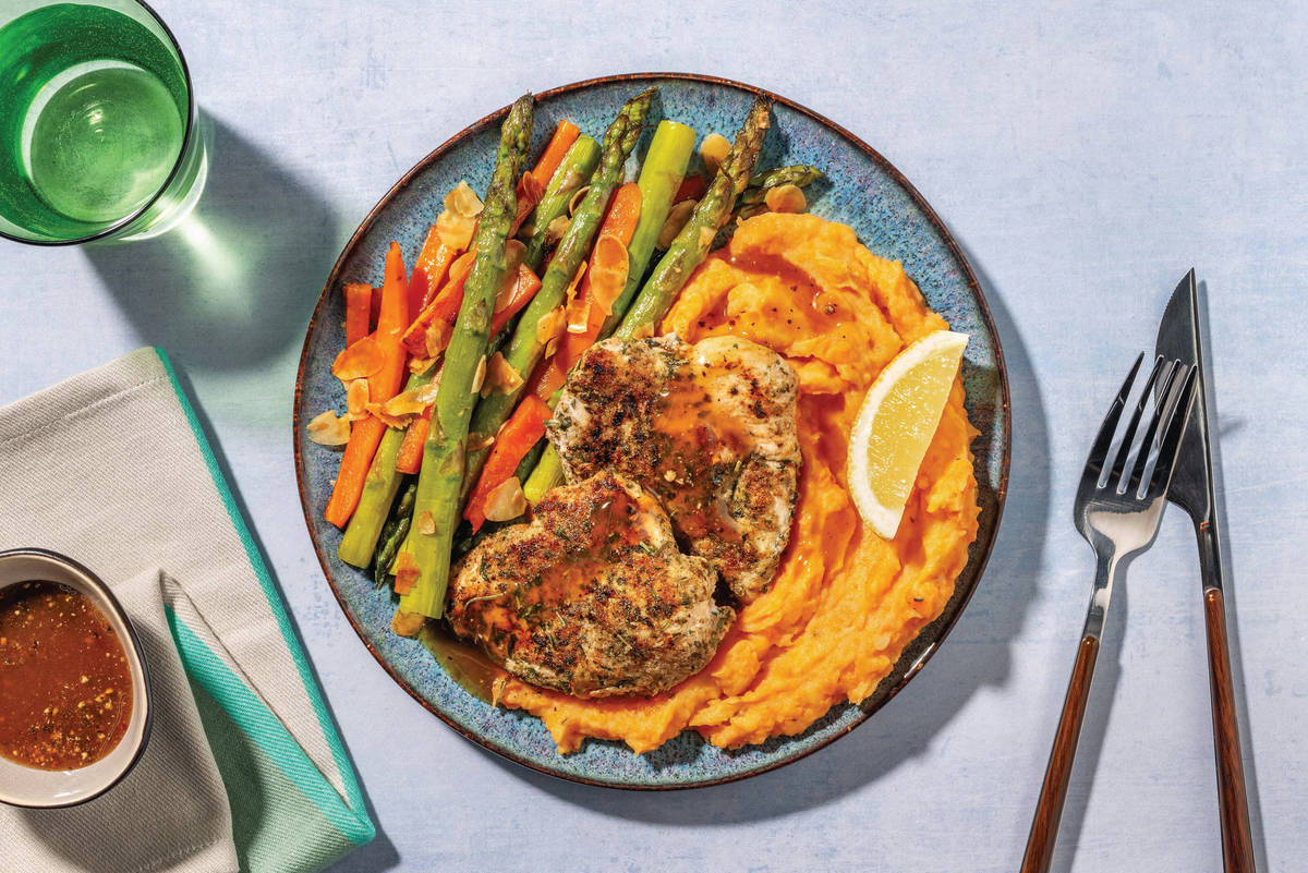 Spiced Chicken & Peppercorn Gravy