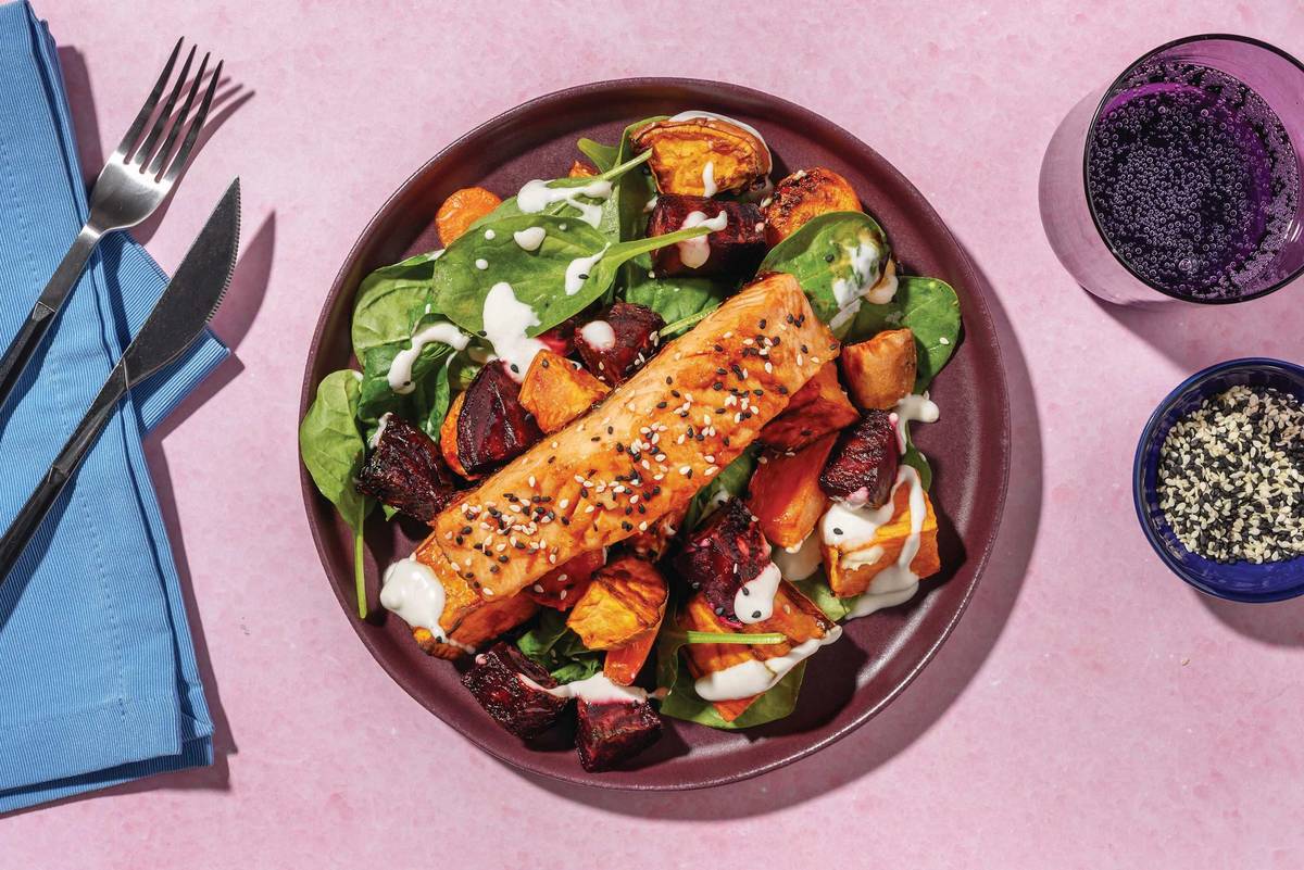 Soy & Ginger Sesame Salmon