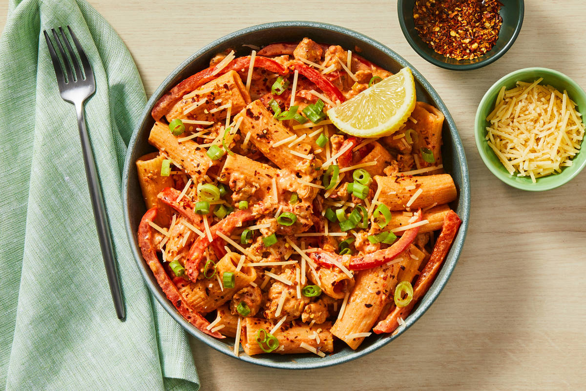 Chicken Rigatoni in a Creamy Sauce    