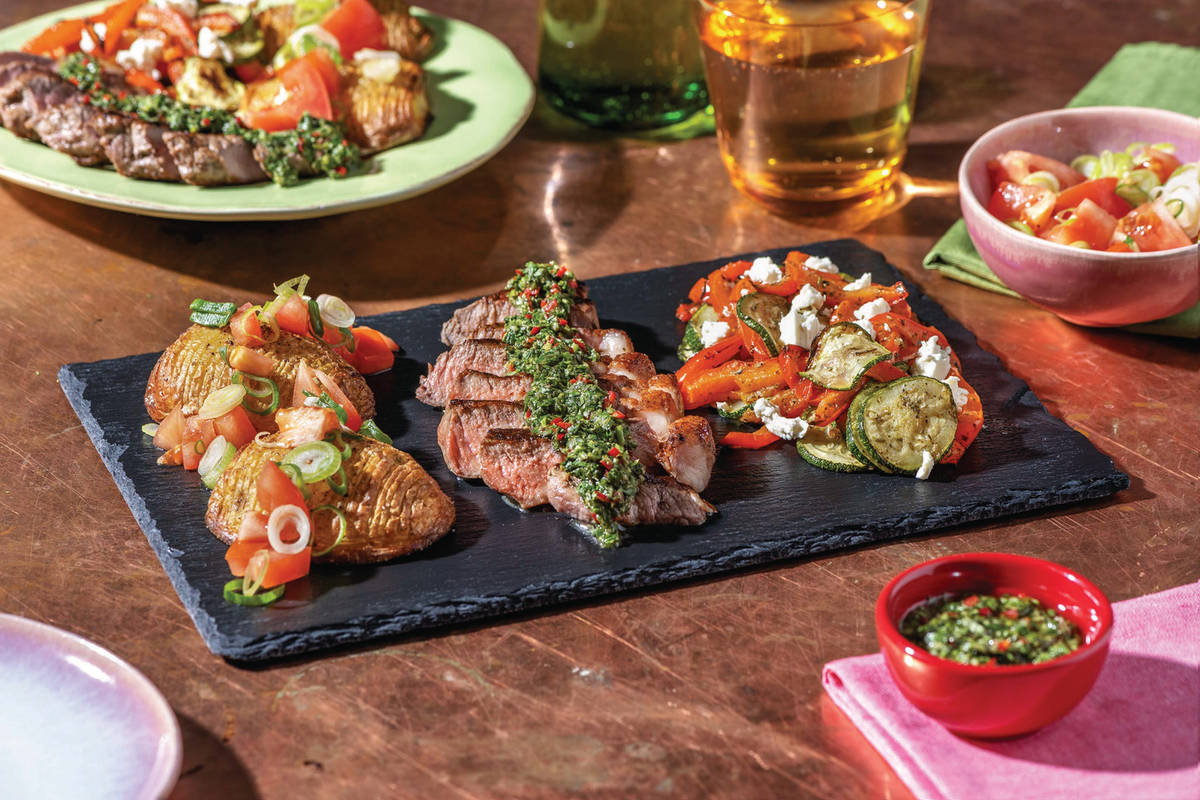 Argentinian-Style Sirloin & Chimichurri