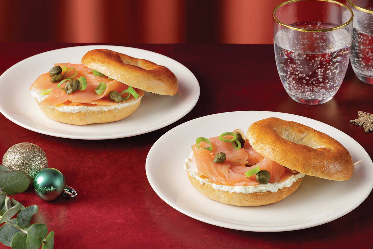 Smoked Salmon & Cream Cheese Bagel