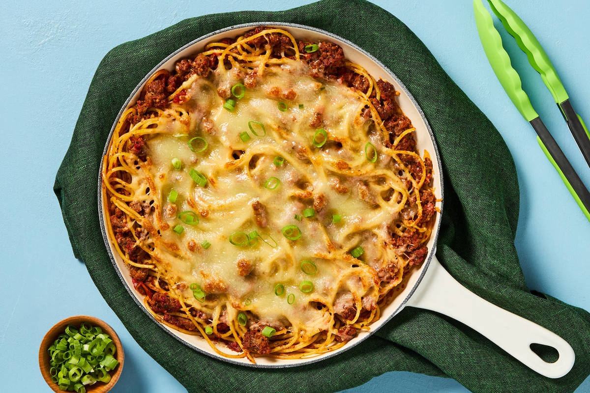 Million Dollar Spaghetti with Beef Recipe HelloFresh