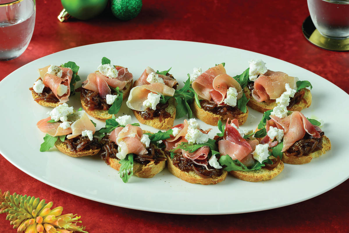 [Xmas Starter] Prosciutto-Loaded Toasts