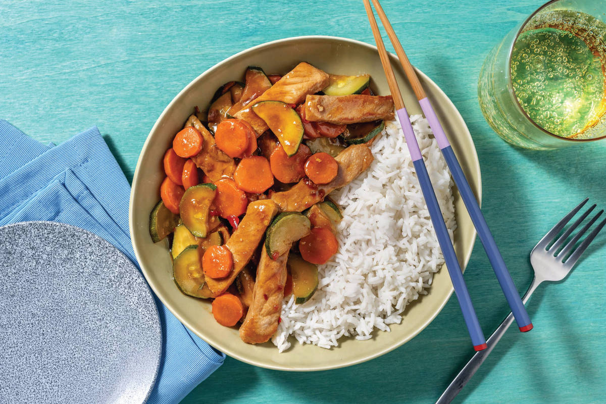 Thai-Spiced Pork & Veggie Stir-Fry