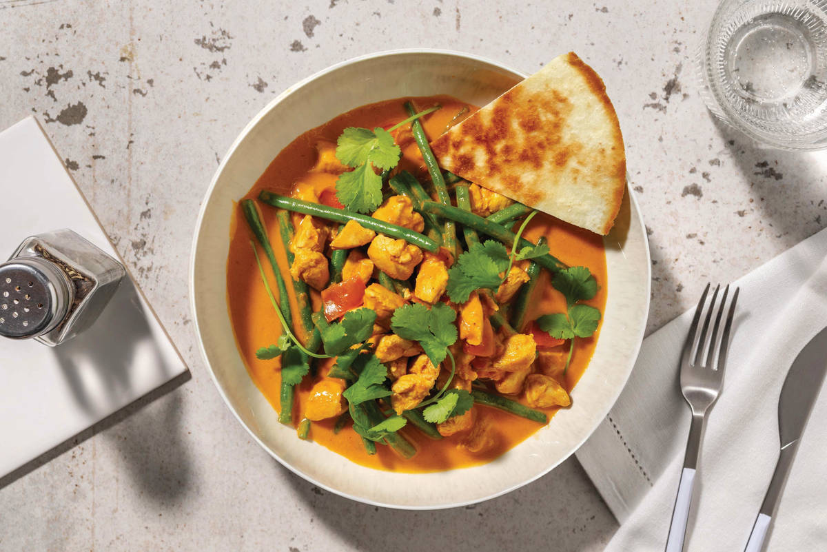 Super Easy Chicken & Green Bean Curry