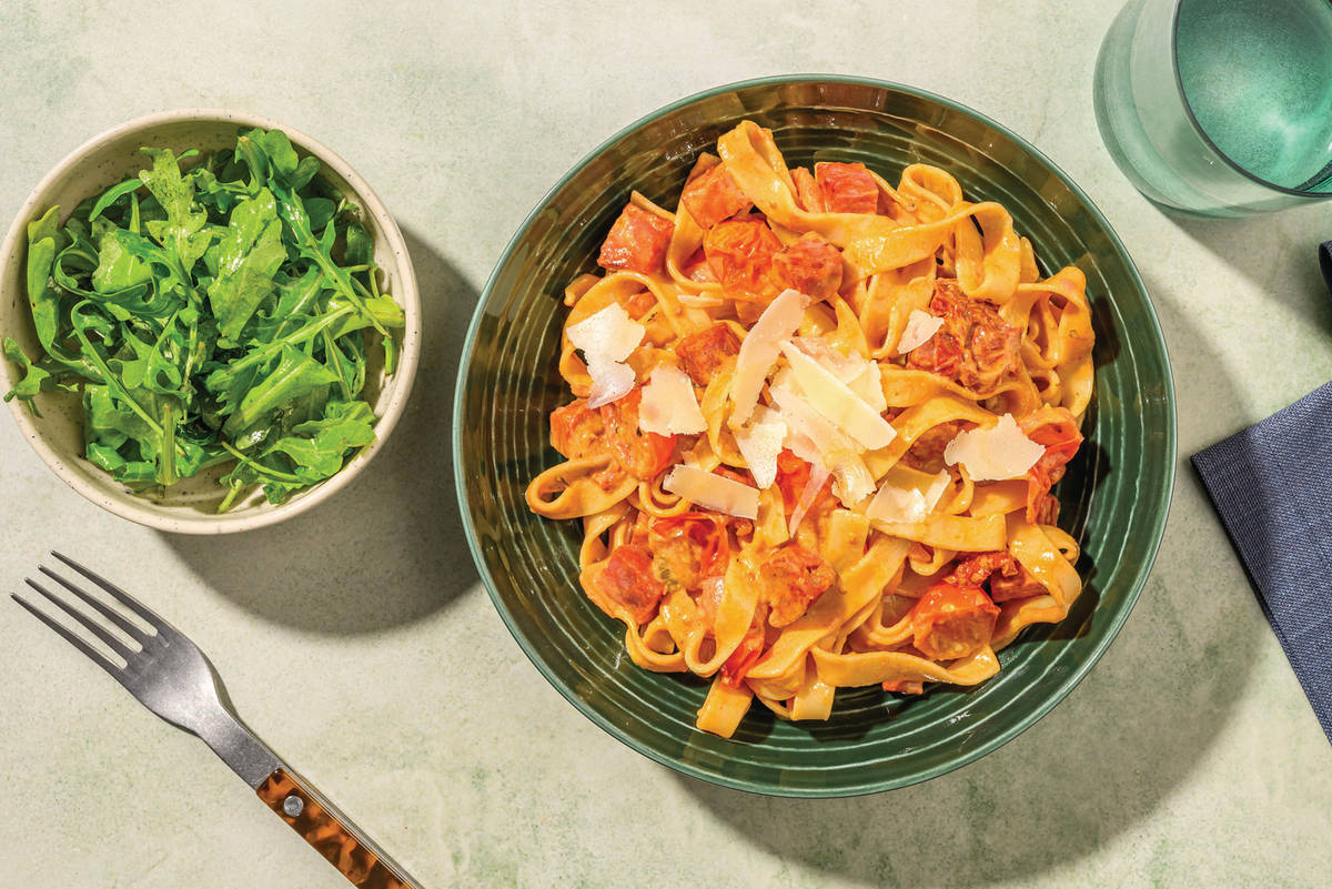 HelloHero: Double Cheesy Chorizo Pasta
