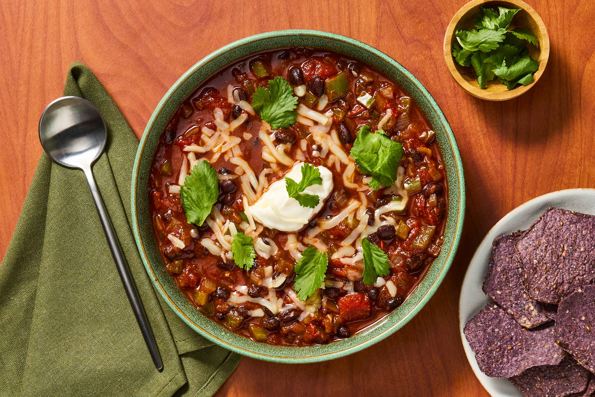 One-Pot Beef & Black Bean Soup