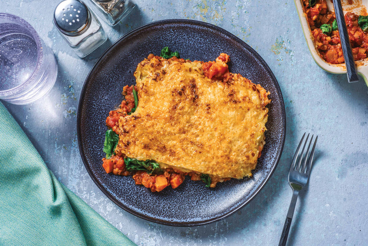 Hearty Lentil & Veggie shepherd's Pie