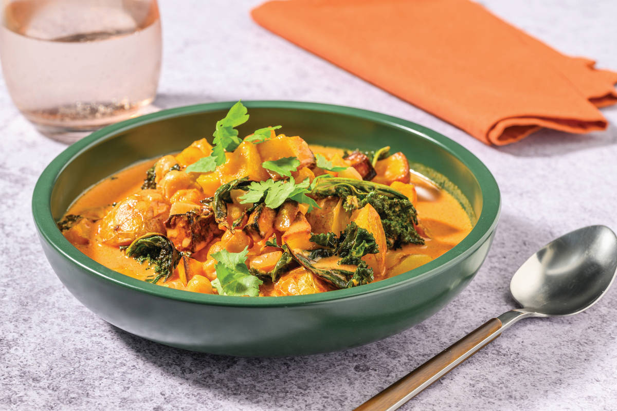 Chermoula Chickpea & Pumpkin Soup