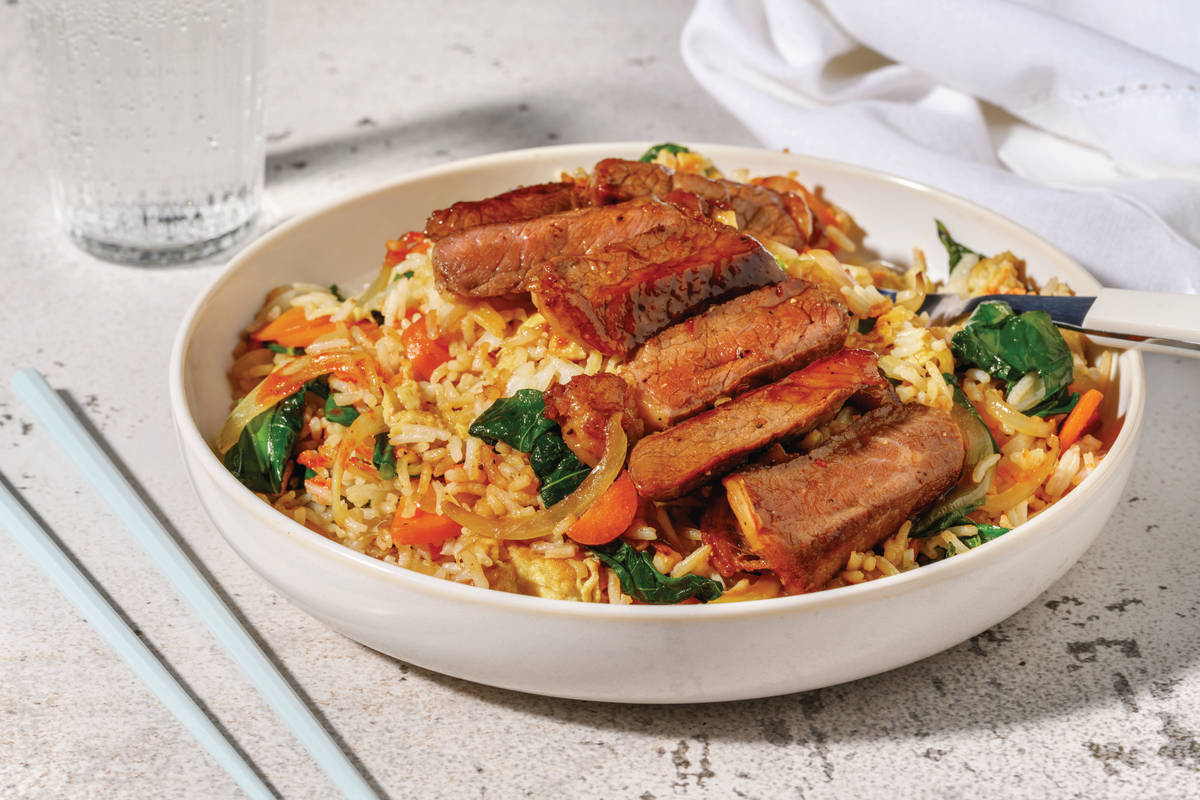 HelloHero: Sticky Beef & Fried Rice