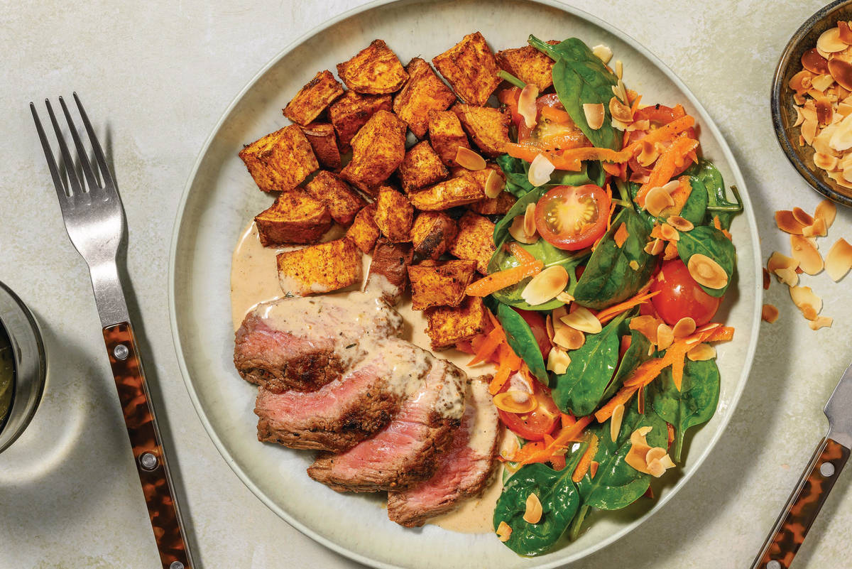 HelloHero: Beef & Bombay Sweet Potatoes