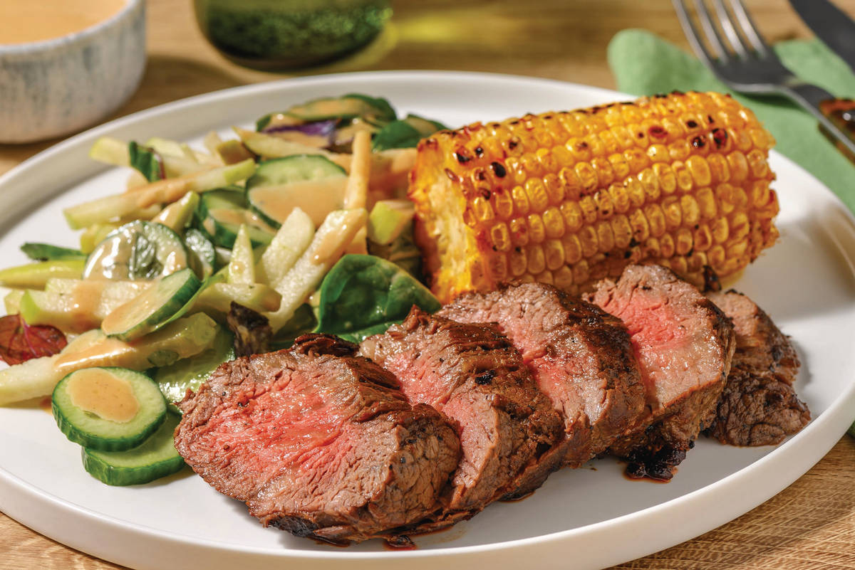 Double Chargrilled Beef Steak & Corn Cob
