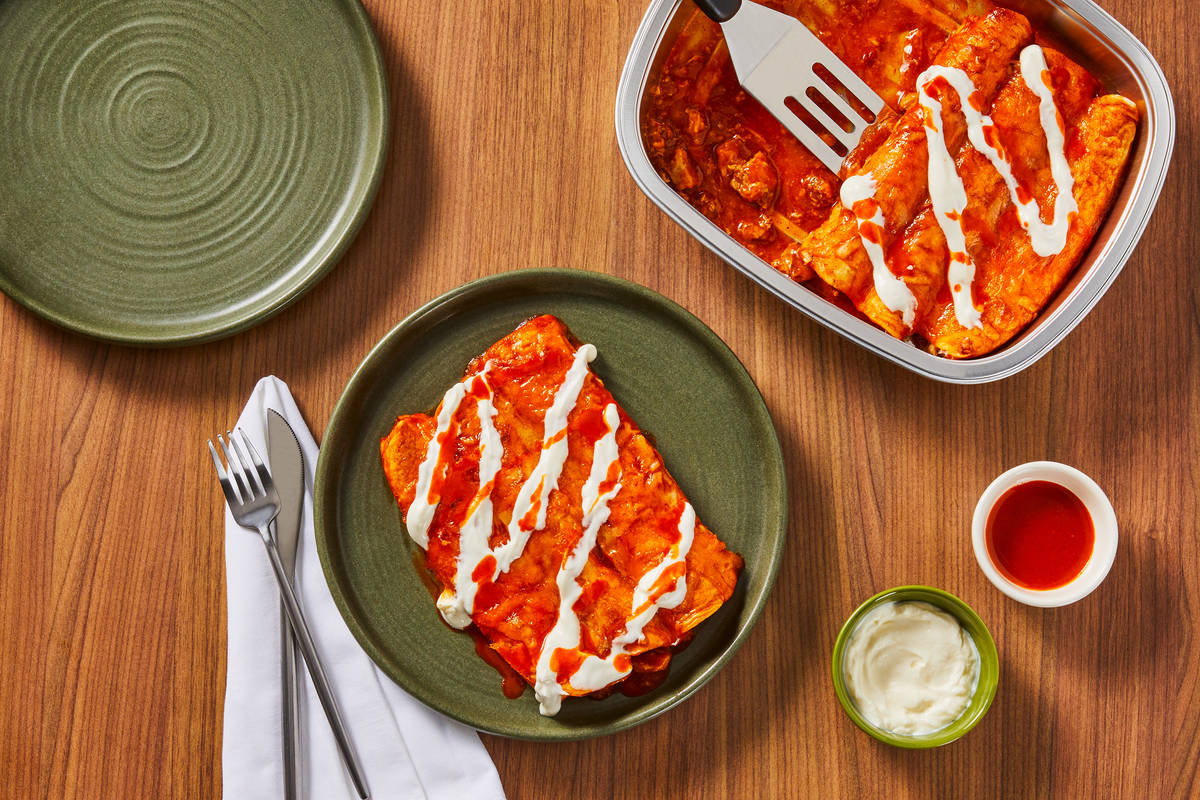 Cheesy Chicken Enchiladas