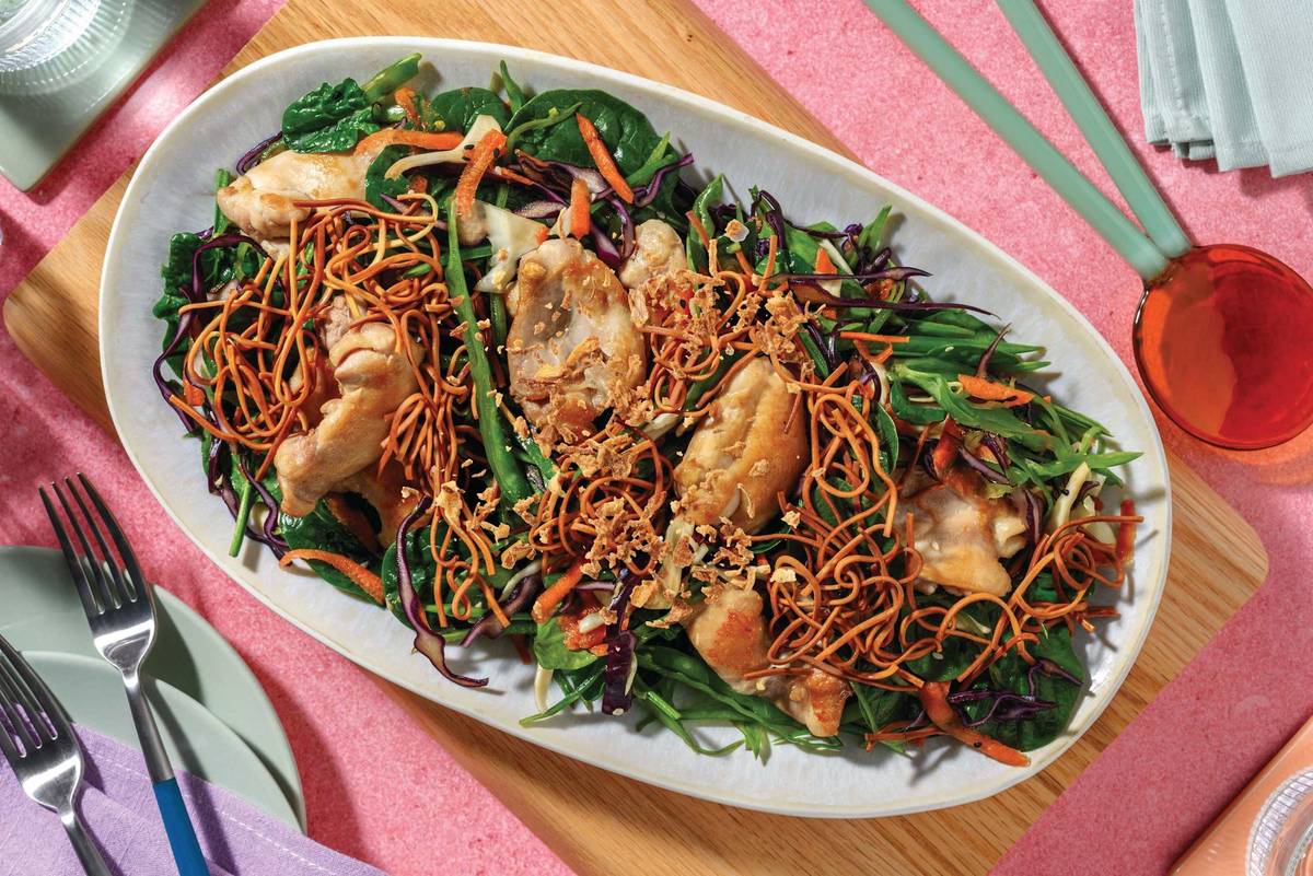 Crunchy Asian-Style Chicken Salad