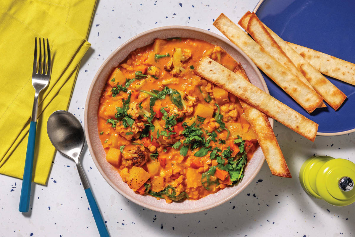Mild Sambal Potato & Cauliflower Dhal