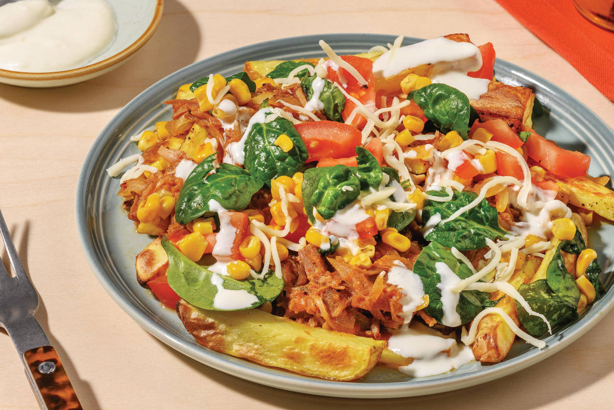 BBQ Pulled Pork Loaded Fries