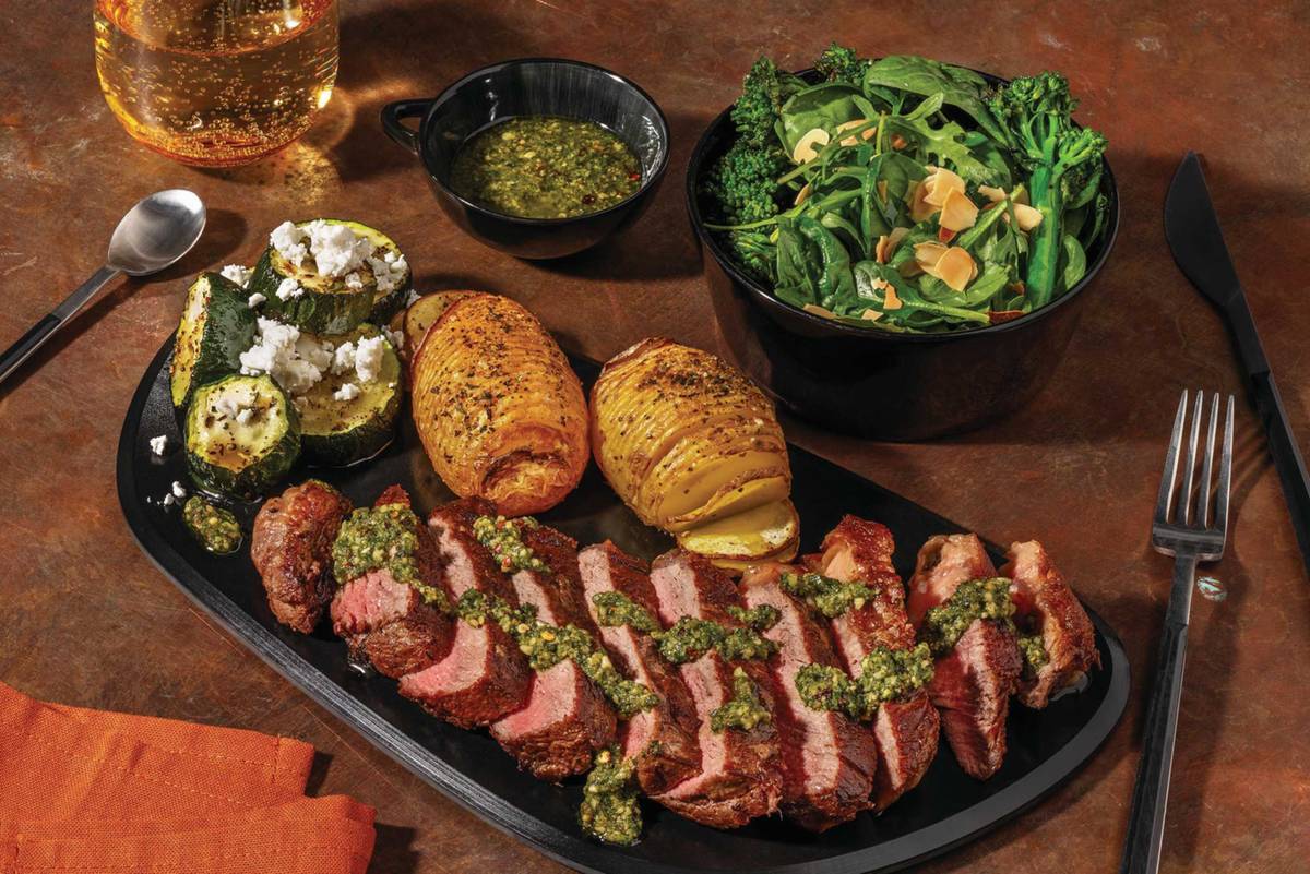 Chimichurri Porterhouse Steak & Potatoes