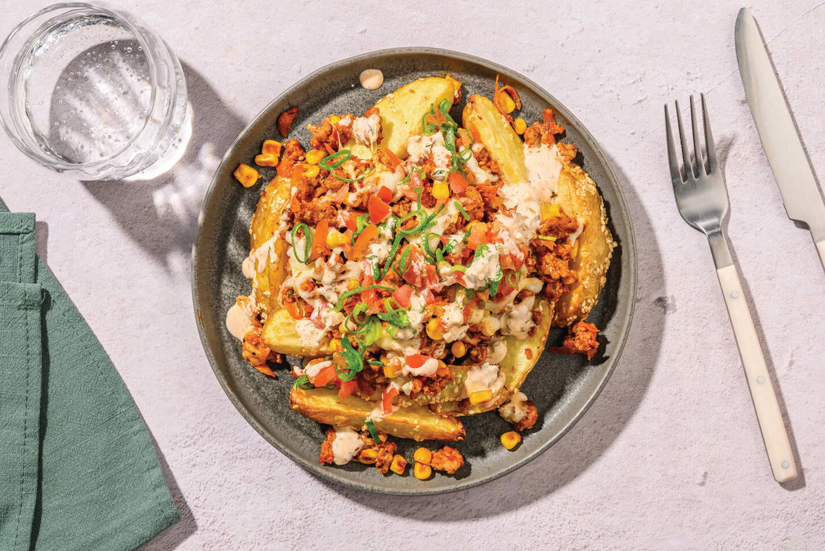 Cheeseburger Loaded Wedges