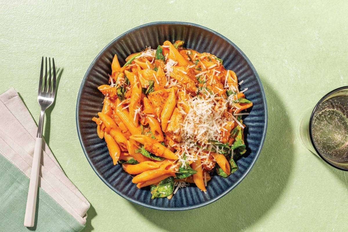 Creamy Tomato & Chicken Orecchiette