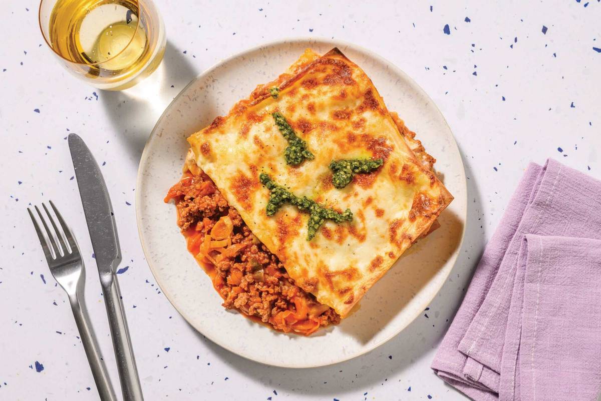 Monster Double Beef & Hidden Veggie Lasagne
