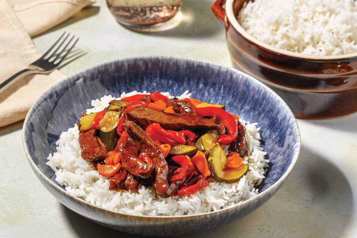 Char Siu Beef & Veggie Stir-Fry