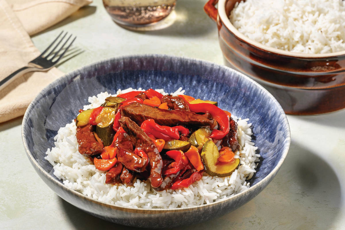 Char Siu Beef & Veggie Stir-Fry