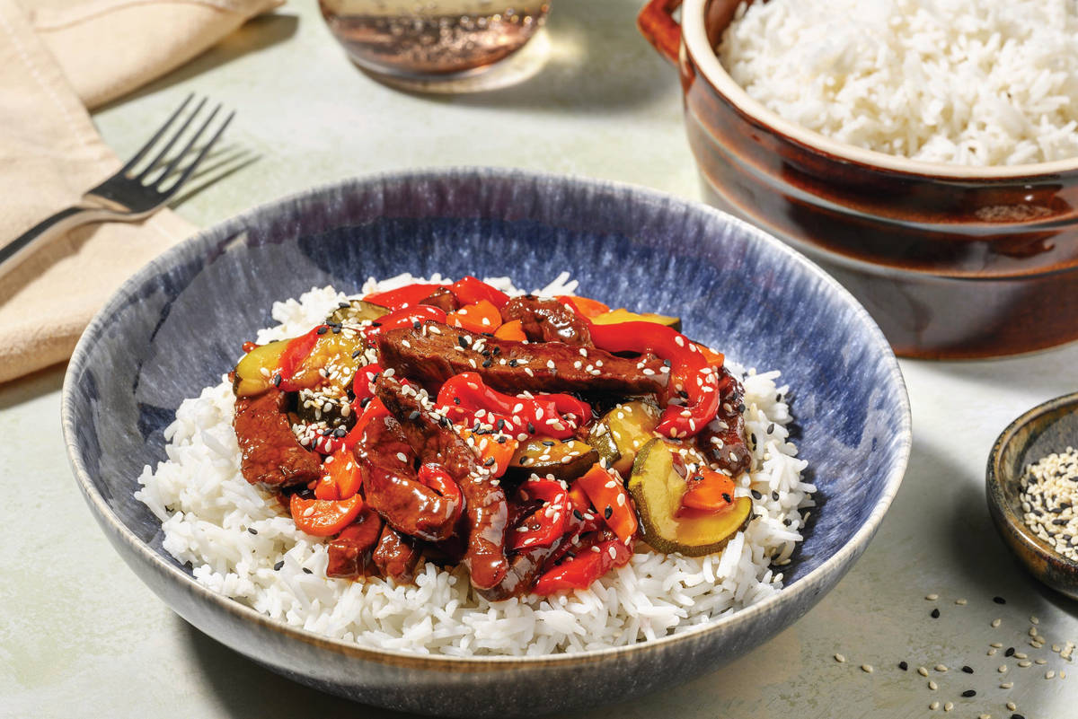 Char Siu Pork & Veggie Stir-Fry