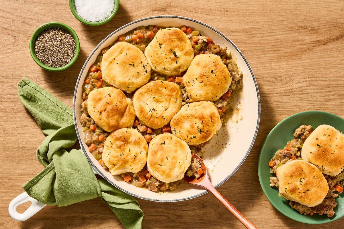 Homestyle Beef & Biscuit Pot Pie