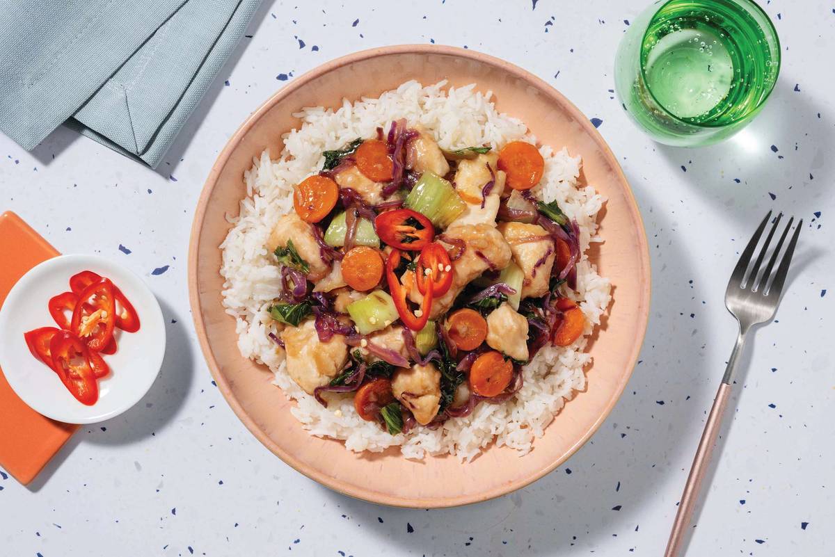 Teriyaki Chicken & Veggie Stir-Fry
